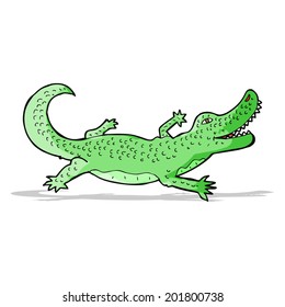 Cartoon-Krokodil