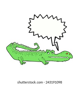 Cartoon-Krokodil