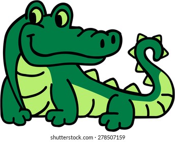 Cartoon Crocodile