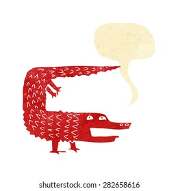 Cartoon-Krokodil