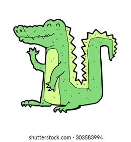 cartoon crocodile