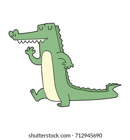 cartoon crocodile