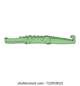 cartoon crocodile