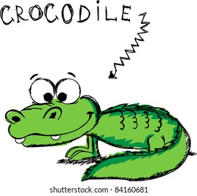 cartoon crocodile