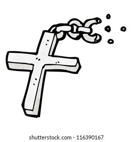 cruz de dibujos animados