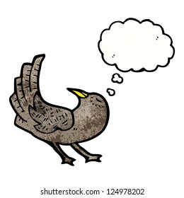 cuervo de dibujos animados