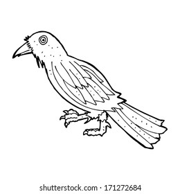 cuervo de dibujos animados