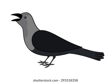 Cartoon Crow