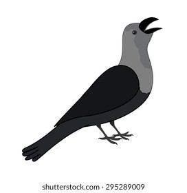 Cartoon Crow Clipart