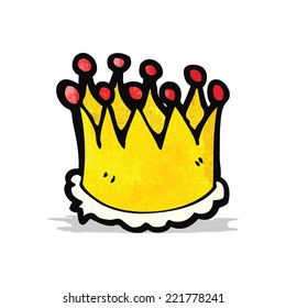 corona de dibujos animados