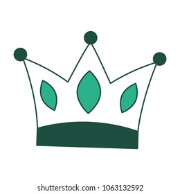 cartoon crown jewelry gems ornament