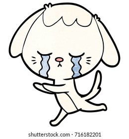perro llorando dibujos animados