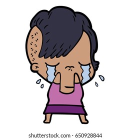 Cartoon-Weinmädchen