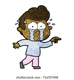 cartoon crying man