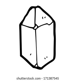 cristal de dibujos animados