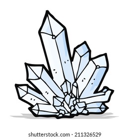 cristales de dibujos animados