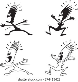 A cartoon cuckoo clock. layered vector and high resolution jpeg. Cuckoo Clock.