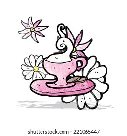 cartoon cup