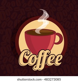 cartoon cup coffee design design