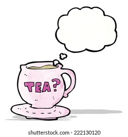 cartoon cup of tea