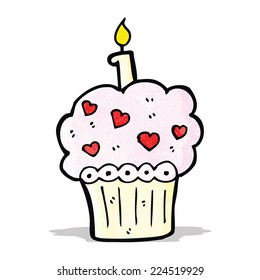 cartoon cupcake