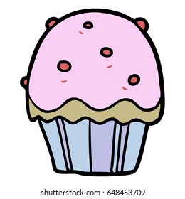 cartoon cupcake