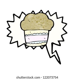 cartoon cupcake symbol