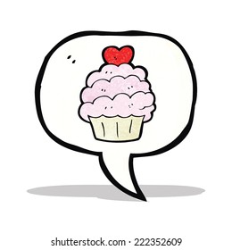 cartoon cupcake symbol
