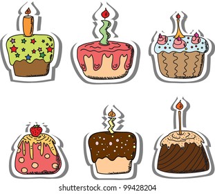 Cartoon cupcakes
