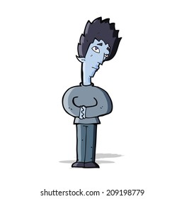 cartoon curious vampire