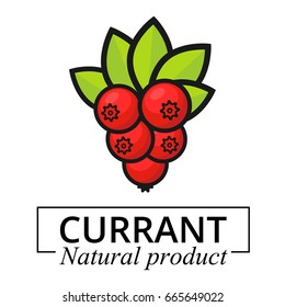 cartoon currant label