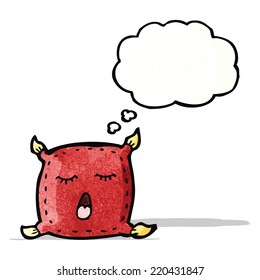 almohadón de dibujos animados