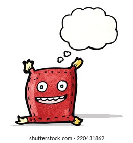 almohadón de dibujos animados