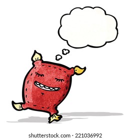 almohadón de dibujos animados
