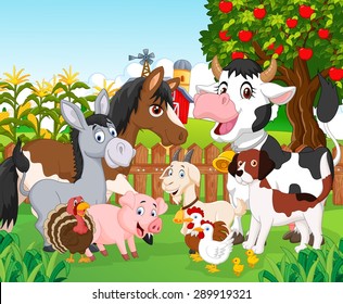 Cartoon cute animal
