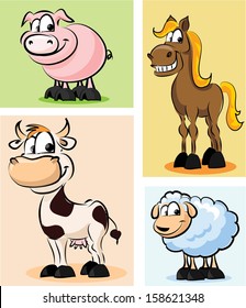 Cartoon cute animals