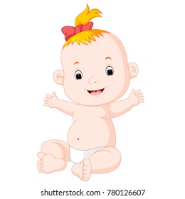 cartoon cute baby