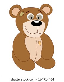 Cartoon cute bear  