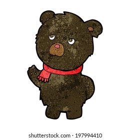 Karikatur-süßer Schwarzer Bär