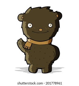 cartoon cute black bear