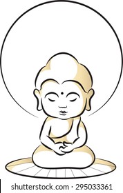 Cartoon Cute Buddha