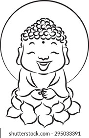 Cartoon Cute Buddha