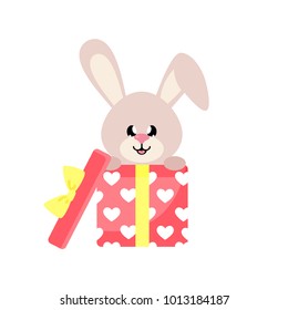 cartoon cute bunny gift
