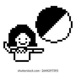 Desenho animado conceito de negócio bonito pixel desenho animado homem de 8 bits homem de negócios inteligente trabalho jogo de decoração negócio 8 bits masculino carreira personagem jogo vetor de 8 bits.