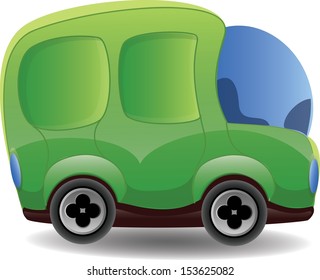 Cartoon cute car