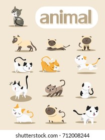 cartoon cute cat