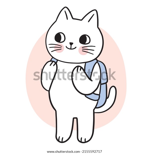2026 New Green Cartoon Cat Cute Felt Tote Bag main image 0