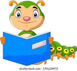 385 Cartoon Caterpillar Reading Book Images, Stock Photos & Vectors ...