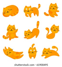 cartoon cute cats