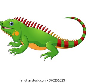 Cartoon cute Chameleon